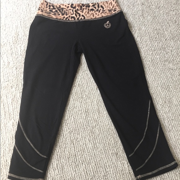 Green Apple Yoga Pants